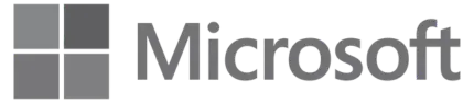 Logotipo de Microsoft en gris